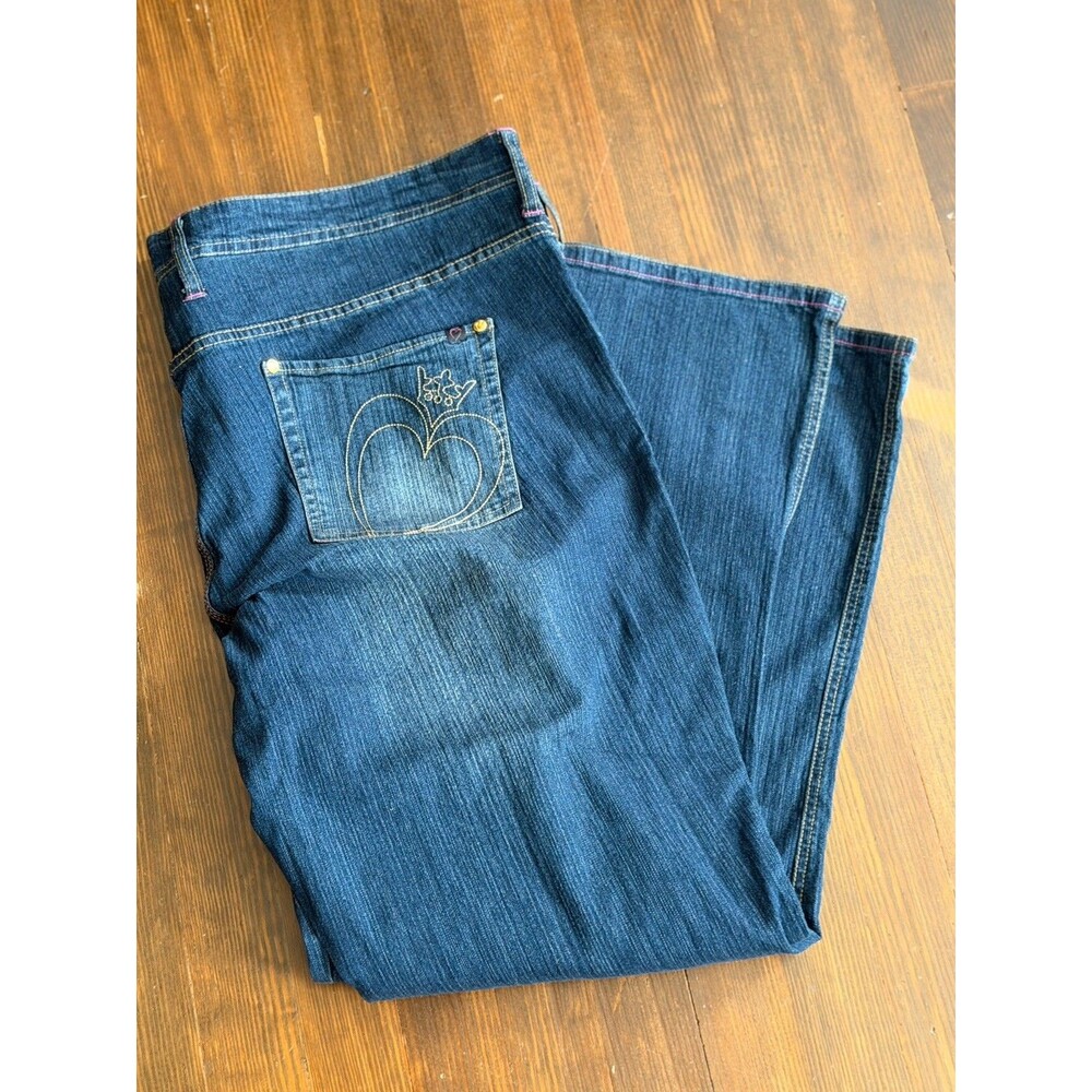 Ladies First Denim Jeans NWT Size 20W Dark Wash Plus